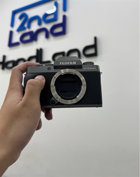Máy ảnh Fujiflim X-T200 - Màu xám - Ngoại hình 97% - Kèm 2 pin + Sạc