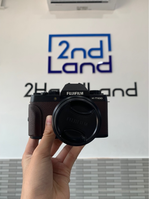 Máy ảnh Fujiflim XT-100 - Màu nâu - Ngoại hình: 98.5% - Fullbox, kèm lens kit 15-45 mm