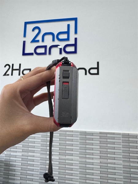 Máy ảnh Lumix DMC-TS20 - Màu đỏ - Ngoại hình 97% - Không có pin - Body 2