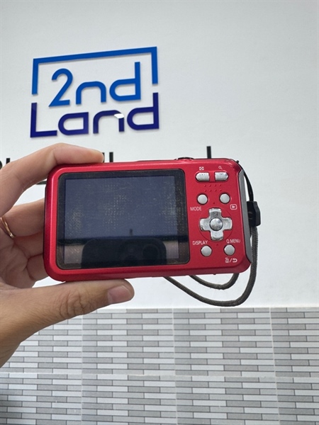 Máy ảnh Lumix DMC-TS20 - Màu đỏ - Ngoại hình 97% - Không có pin - Body 3