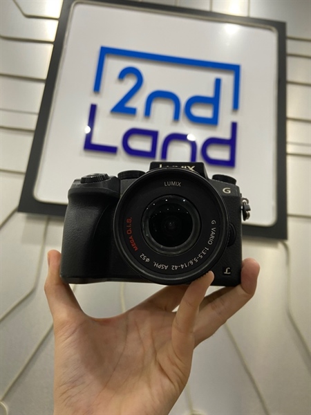 Máy ảnh Lumix G7 Digital - DMC-G7 - Màu đen - Ngoại hình: 98% - Kèm 1 sạc + 1 pin + Lens Lumix 14-42mm 1:3.5-5.6 G Vario ASPH