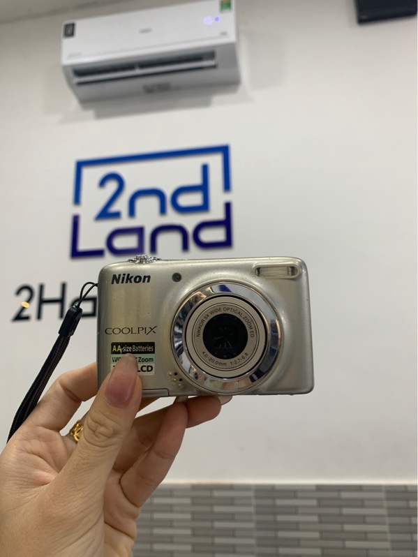 Máy ảnh Nikon Coolpix L25 - Màu vàng - Ngoại hình: 97% - Màn bụi trong + ám vàng - Body