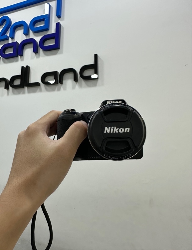 Máy ảnh Nikon Coolpix L340 - Màu đen - Ngoại hình 97% - Màn chết 1 điểm ảnh nhẹ - Kèm 4 pin + Sạc + Thẻ nhớ 4Gb
