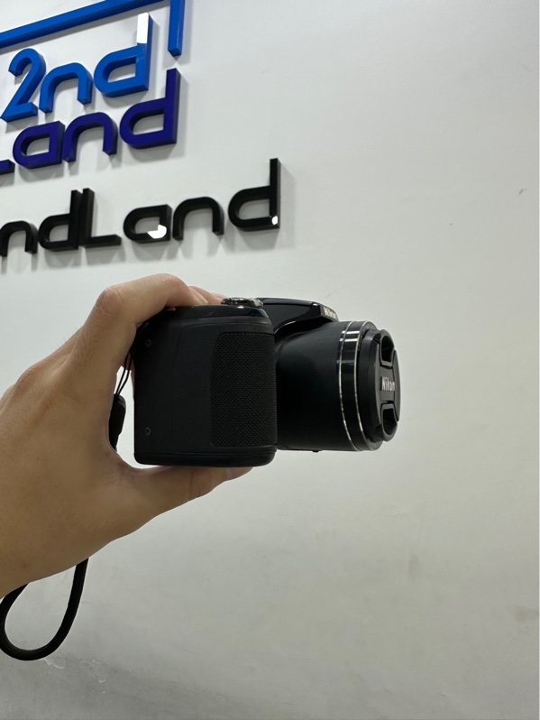 Máy ảnh Nikon Coolpix L340 - Màu đen - Ngoại hình 97% - Màn chết 1 điểm ảnh nhẹ - Kèm 4 pin + Sạc + Thẻ nhớ 4Gb