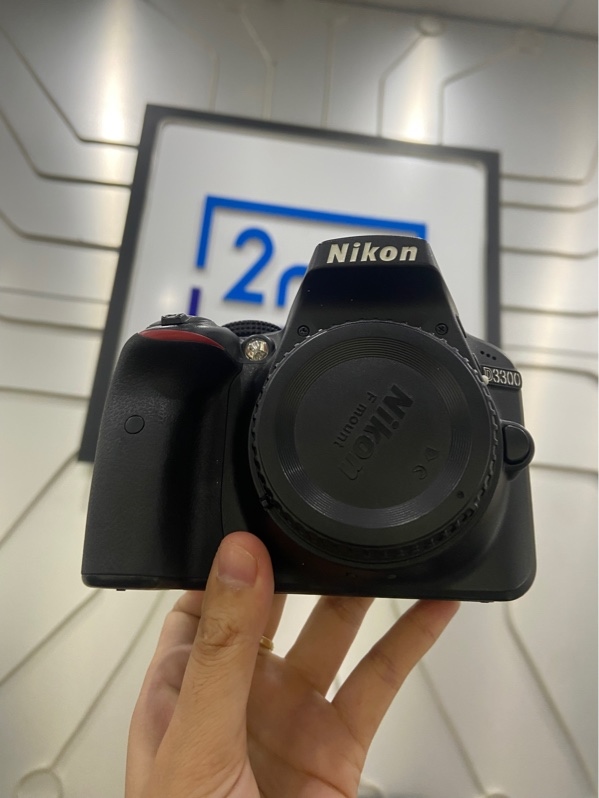 Máy Ảnh Nikon D3300 - Màu đen - Ngoại hình: 97.5% - Màn tối - Kèm túi, sạc , 1 pin