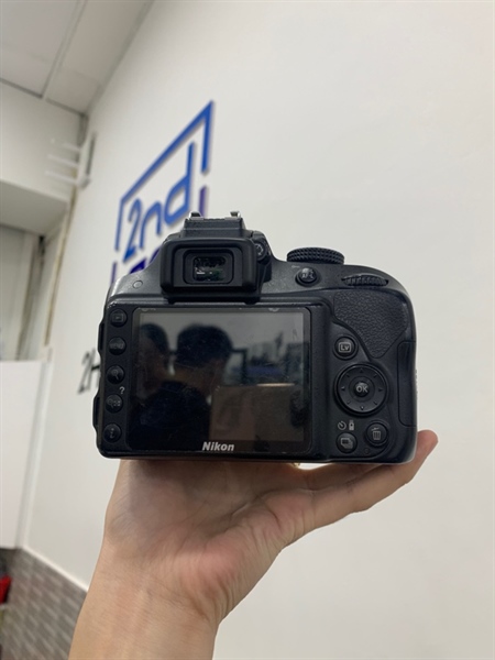 Máy ảnh Nikon D3300 - Màu đen - Ngoại hình: 98% - Body, kèm lens nikon 18-55mm 2