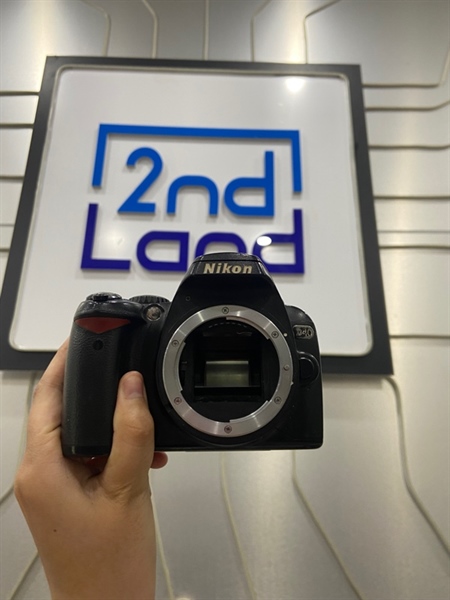 Máy ảnh Nikon D40 - Màu Đen - Ngoại hình 97% - Sensor bụi, mốc nhẹ - Lỗi Flash