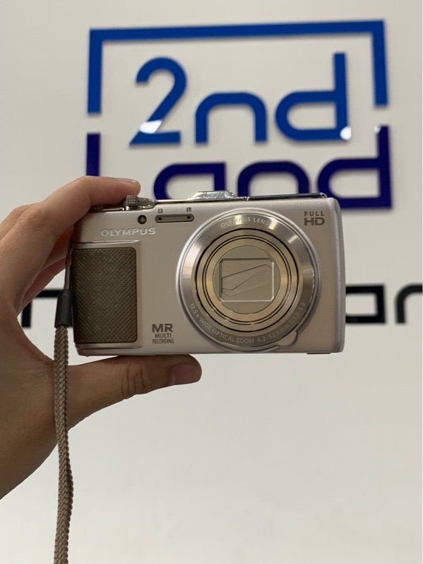 Máy ảnh Olympus SH-25MR - Màu bạc đồng - Ngoại hình: 96.5% - Kèm 1 pin + 1 sạc