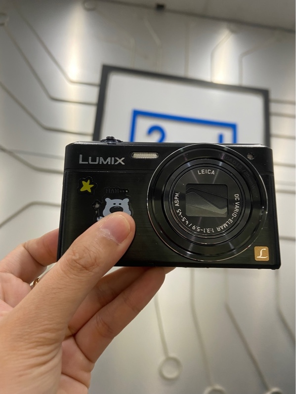 Máy ảnh Panasonic Lumix DMC-SZ9 - Màu đen - Ngoại hình: 97% - Lens mốc rõ màn ám vàng chụp có đốm - Body