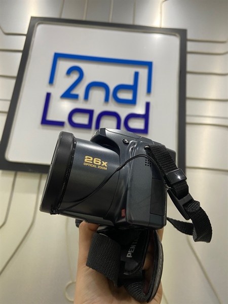 Máy ảnh Pentax X90 - Màu xanh - Ngoại hình: 98% - Hết pin Cmos - Kèm túi + dock sạc + thẻ nhớ 16GB + 1 pin 2