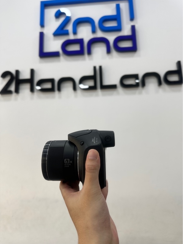 Máy ảnh Sony Cyber-shot DSC-H400 - Màu đen - Ngoại hình 97% - Mất phần cao su nắp che pin. Lens bụi, chụp có đốm - Kèm túi đựng + 1 sạc + 1 pin + Thẻ nhớ 16GB