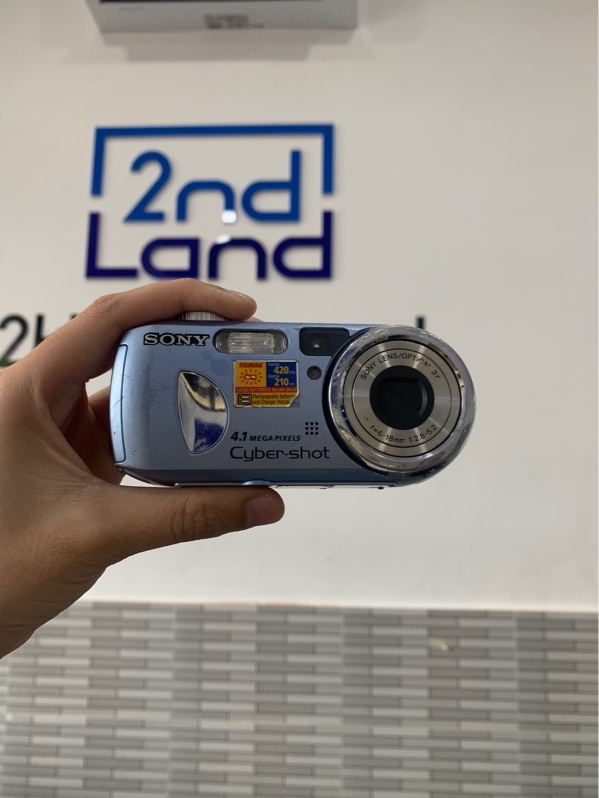 Máy ảnh Sony Cyber-Shot DSC-P73 - Màu xanh - Ngoại hình: 96% - Kèm thẻ nhớ dài