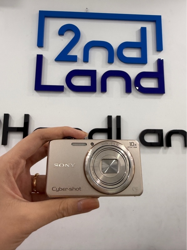 Máy ảnh Sony Cyber-shot DSC-WX200 - Màu vàng đồng - Ngoại hình 97% - Trầy xước, mất nắp đậy cổng sạc - Kèm sạc , pin , thẻ 4gb