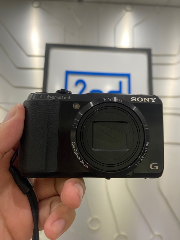Máy ảnh Sony Cyber-shot Exmor - model DSC-HX20V - Màu đen - Ngoại hình: 97% - Trầy cấn, màn vàng 1 bên, lens trầy mốc, loạn vòng xoay - Kèm túi + 1 Pin + sạc