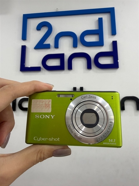Máy ảnh Sony Cybershot DSC-W530 - Màu xanh lá - Ngoại hình 97% - Màn trầy , lens trầy - Kèm 1 sạc , 1 pin , thẻ 1GB