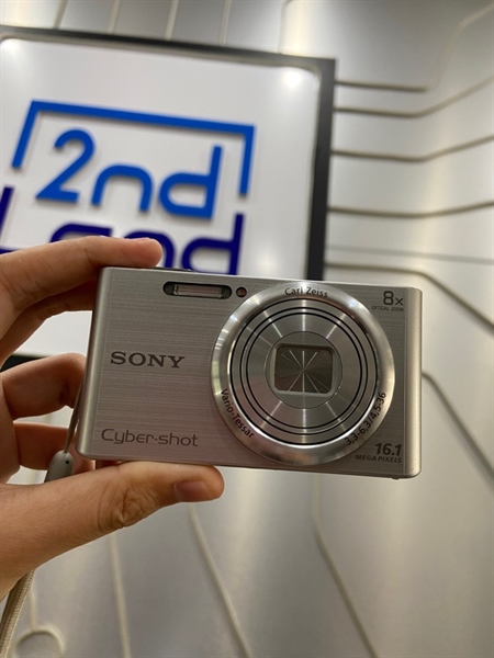 Máy ảnh Sony CybershotDSC-W730 - Màu bạc - Ngoại hình: 98% - Kèm bao da + 1 pin + sạc