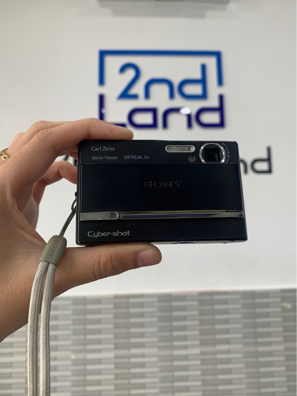 Máy ảnh Sony Cypher Shot DSC-T9 - Màu đen - Ngoại hình: 97% - Màn mốc rể - Kèm pin + sạc