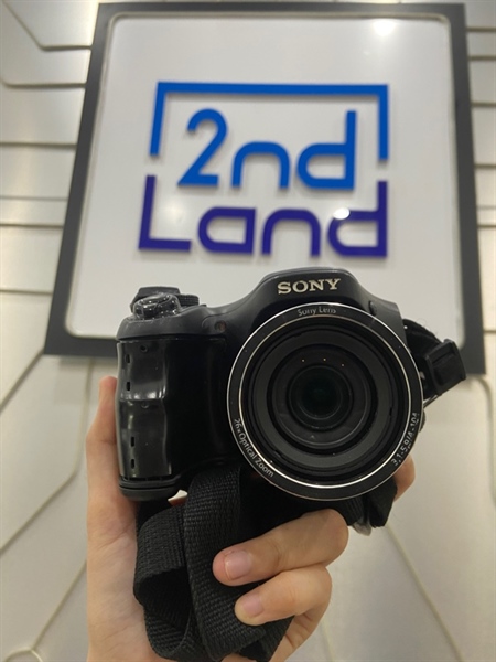 Máy ảnh Sony DSC-H200 - Màu đen - Ngoại hình: 97% - Mất nắp báng tay cầm với cổng kết nối, ám vàng, bụi, lens mốc nhẹ - Kèm túi + thẻ nhớ 8GB