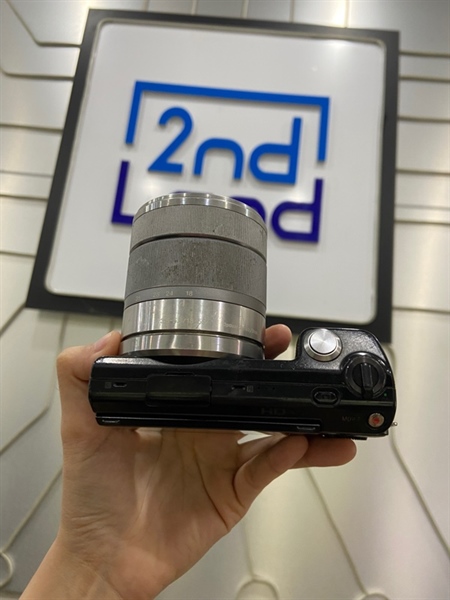 Máy ảnh Sony Nex-5 - Màu đen - Ngoại hình: 97% - Kính trước trầy, màn trầy, loạn nút xoay - Kèm 1 pin + dock sạc + lens kit 18-55mm 2