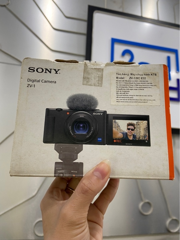 Máy ảnh Sony ZV-1 - Màu đen - Ngoại hình: 98% - Kèm Box, 1 Pin, 1 Sạc