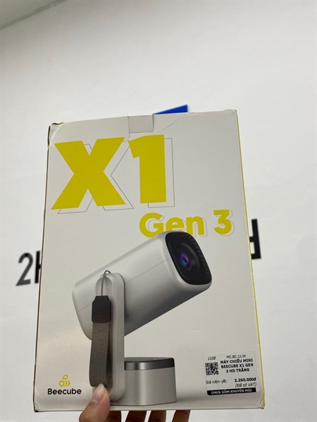 Máy chiếu BeeCube X1 Gen 3 - Màu trắng - Ngoại hình 98% -Bụi trong- Full box - Còn bảo hành Cellphones