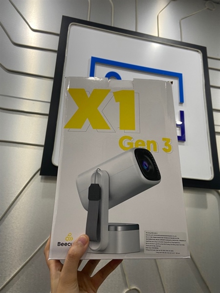 Máy chiếu Beecube X1 Gen 3 - Màu trắng - Ngoại hình: 98% - Kèm Box + dây nguồn + Remote