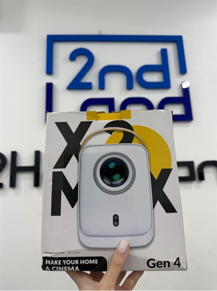 Máy chiếu Beecube X2 Max Gen 4 - Màu trắng - Ngoại hình 98% - Ố nhẹ - Kèm Box , nguồn , remote