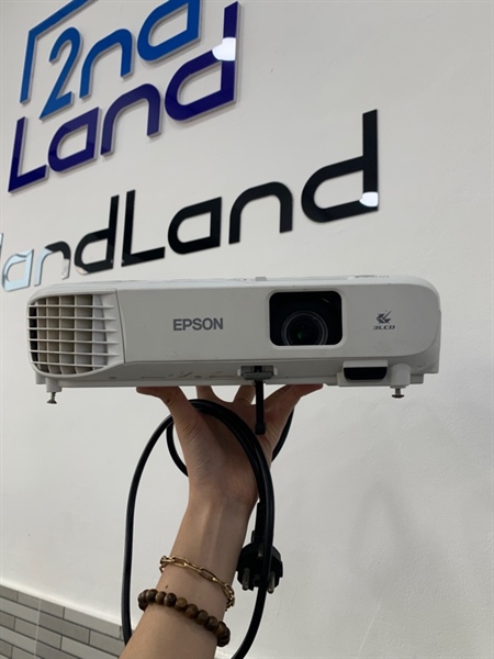 Máy chiếu EPSON EB-SO5 - Màu trắng - Ngoại hình: 97% - Body, kèm nguồn