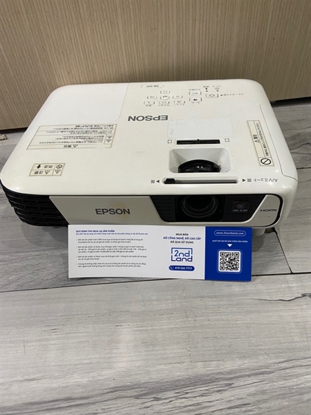 Máy chiếu Epson EB-X31 - Màu trắng - Ngoại hình: 97% - Loa rè, lens mốc - Body