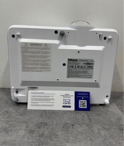Máy chiếu Infocus P123 ( InFocus Vista II IN0044ST )- Màu trắng - Ngoại hình 97% - Lens mốc - Kèm remote + Nguồn + HDMI 1