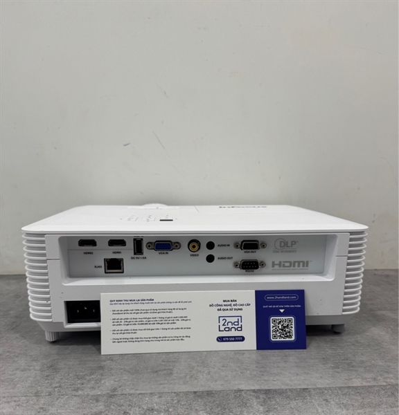 Máy chiếu Infocus P123 ( InFocus Vista II IN0044ST )- Màu trắng - Ngoại hình 97% - Lens mốc - Kèm remote + Nguồn + HDMI 2