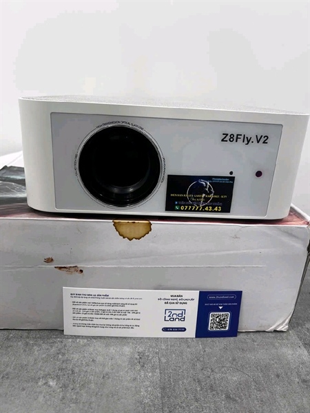 Máy chiếu Led-Portable Projector Z8 Fly V2 - Màu trắng - Ngoại hình 98% - Fullbox 1
