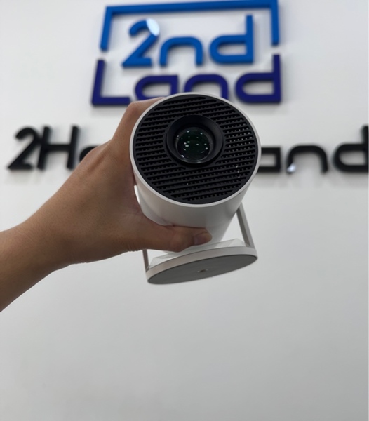 Máy chiếu mini HY300PRO ILEPO Android 11 Full HD 4K tự động Keystone Wifi 2.4/5G kết nối điện thoại laptop xem phim - Màu trắng - Ngoại hình 97% - lens chiếu mốc nhiều - Kèm remote