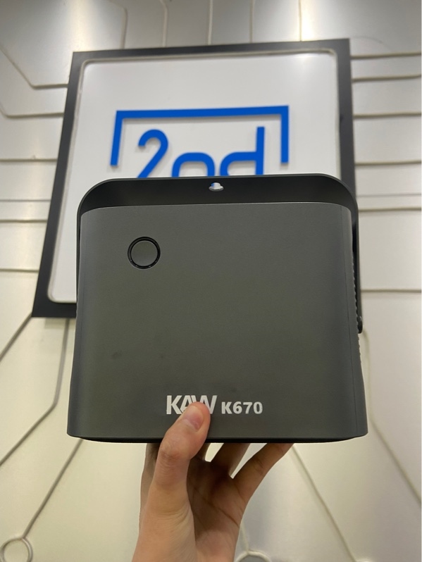 Máy chiếu Mini Kaw K670 - Màu đen - Ngoại hình: 98% - Fullbox + remote