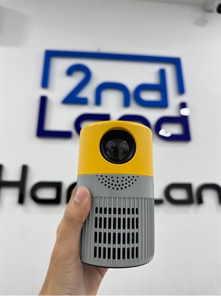 Máy chiếu mini led projector YT400 - Màu vàng - Ngoại hình 97% - Trầy - Kèm Box , nguồn , không remote 1