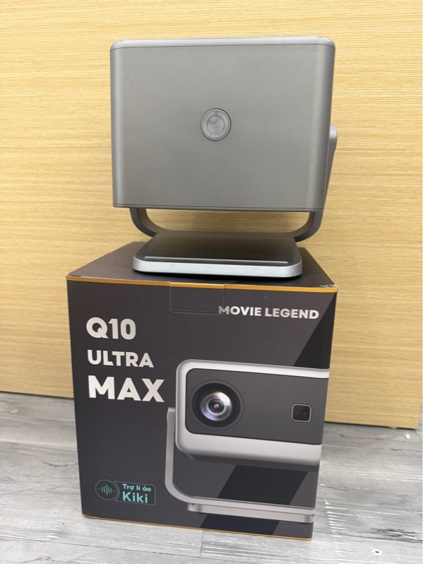 Máy Chiếu Mini Movie Legend Q10 Ultra Max - Full HD, 30-70 Inch - Màu xám - Ngoại hình: 98% - Lens bụi - FullBox