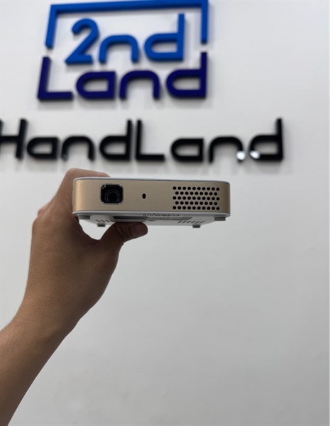 Máy chiếu mini thông minh Hotack D061Q Full HD 1080P - Màu trắng - Ngoại hình 97% - Loa rè nhẹ - Kèm sạc 1