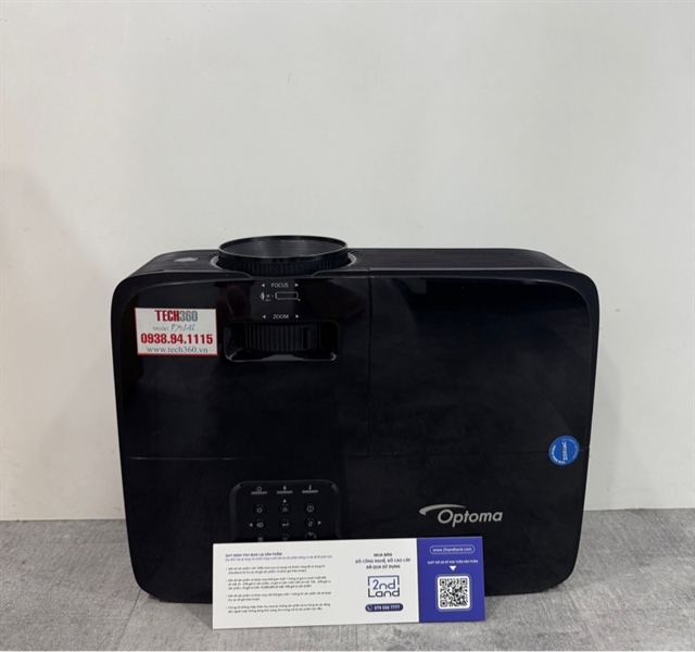 Máy chiếu Optoma PX346 1024x768 - Màu đen - Ngoại hình 97% - Chiếu đượcc 97h - Kèm nguồn + HDMI