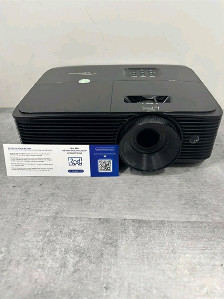 Máy chiếu Optoma QM370S - Màu đen - Ngoại hình 97% - Kèm dây nguồn