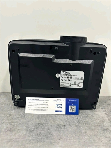 Máy chiếu Optoma QM370S - Màu đen - Ngoại hình 97% - Kèm dây nguồn 2