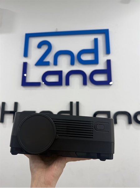 Máy chiếu Roconia Q6 - Màu đen - Ngoại hình 98% - Kèm túi đựng , đủ phụ kiện , 1 màn chiếu 1