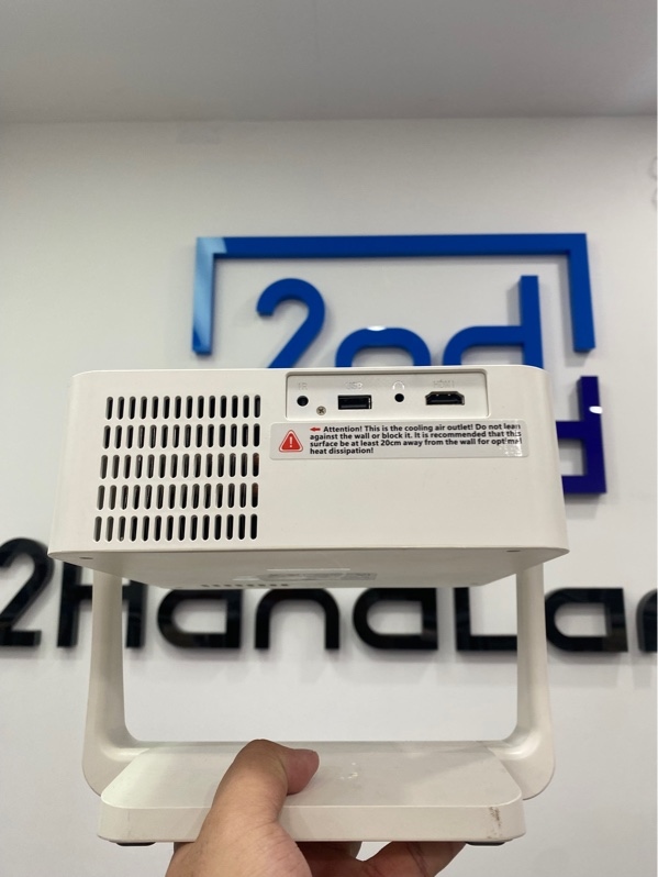 Máy chiếu Smart Projector Z25 Pro - Màu trắng - Ngoại hình: 97% - Trầy xước, kính chiếu bụi, không remote - Kèm nguồn