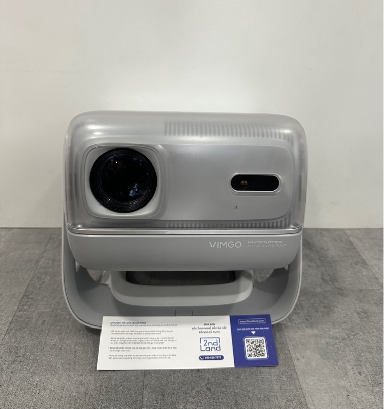 Máy chiếu thông minh Vimgo VG45H-5H08 - Bản nội địa - Màu xám - Ngoại hình 97% - Lens bụi, Thông minh chỉ có tiếng Trung ( Sài cắm cổng HDMI trình chiếu tốt ) - Kèm nguồn + Remote mất nấp che pin