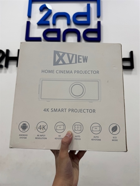 Máy chiếu thông minh Xview Xcine4 Pro - Màu đen - Ngoại hình 97% - lens bụi , rớt ốc cố định treo tường - Kèm box + Nguồn + Remote 3
