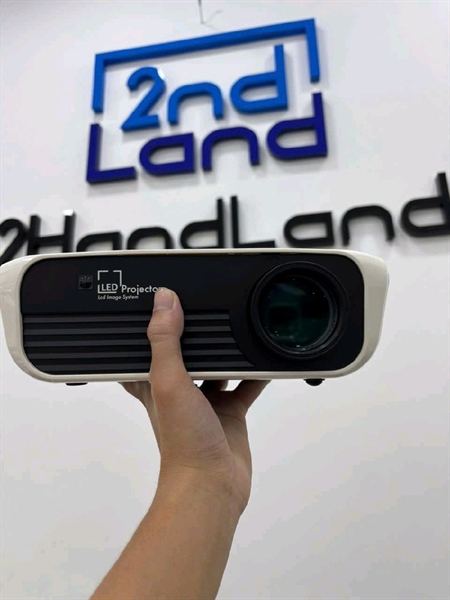 Máy chiếu TouYinger L7 T8 Pro Full HD - Màu trắng - Ngoại hình 97% - lens kính bị mốc không ảnh hưởng - Kèm nguồn