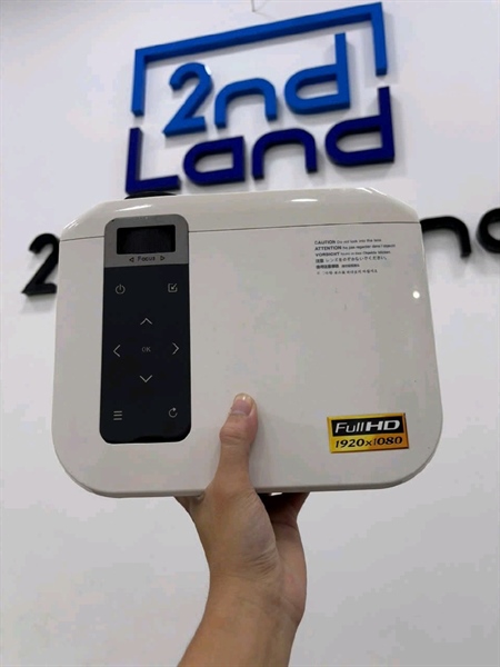 Máy chiếu TouYinger L7 T8 Pro Full HD - Màu trắng - Ngoại hình 97% - lens kính bị mốc không ảnh hưởng - Kèm nguồn 1