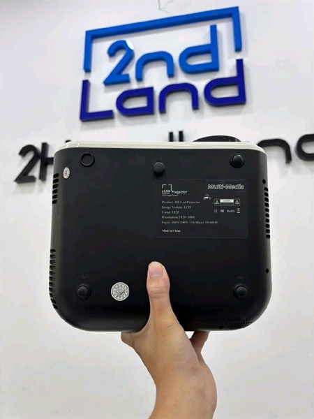 Máy chiếu TouYinger L7 T8 Pro Full HD - Màu trắng - Ngoại hình 97% - lens kính bị mốc không ảnh hưởng - Kèm nguồn 2