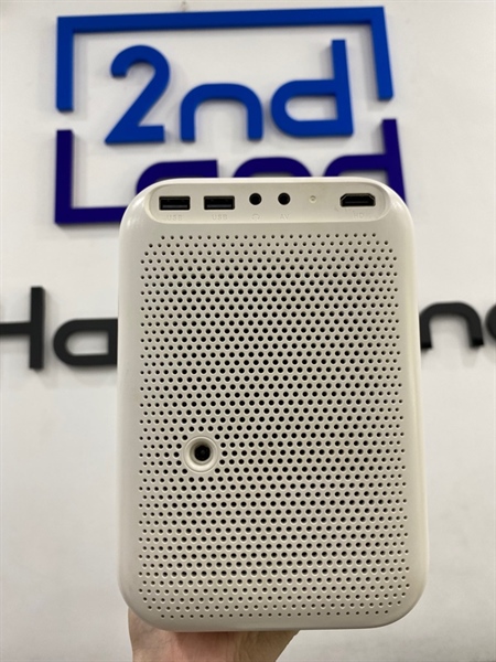 Máy chiếu Wanbo T6 Max - 16GB - Màu trắng - Ngoại hình 97% - Máy ố vàng , kính mốc - Kèm 1 nguồn , remote 1