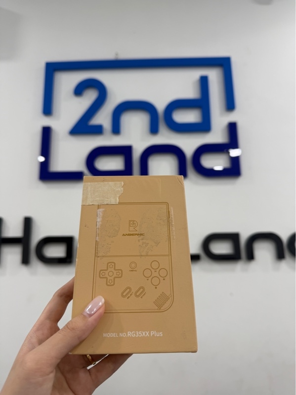 Máy chơi game Anbernic RG35XX Plus - Màu nâu - Ngoại hình 98% - Kèm box , sạc