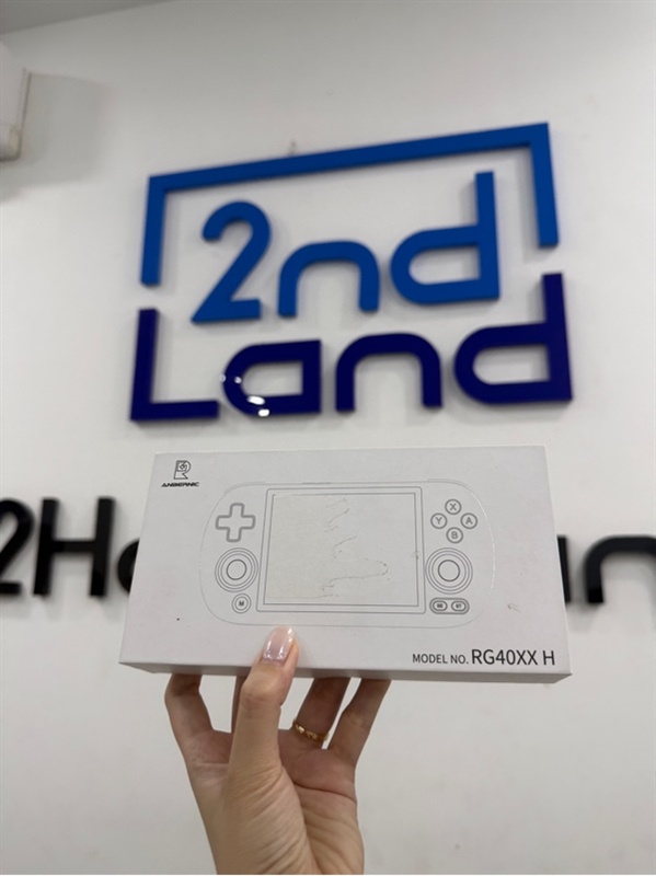 Máy chơi game Anbernic RG40XXH - Màu trắng - Ngoại hình 98% - Kèm Box, kèm thẻ nhớ 64GB